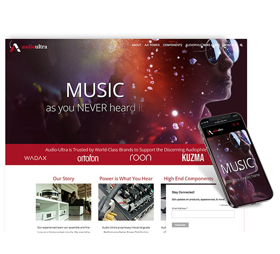 Audio Ultra Website